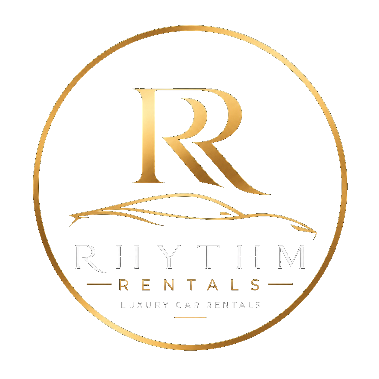 Rhythm Rentals monogram logo